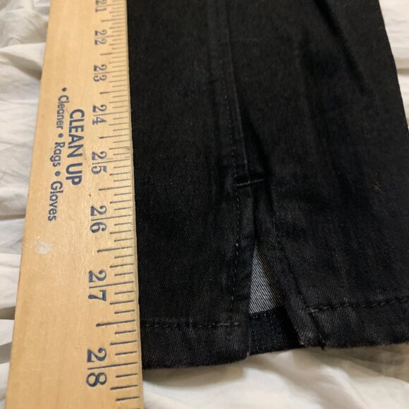 Guess Womens Black Jeans Side Zipper Lift Up Detail Waist 32' - Picture 12 of 12